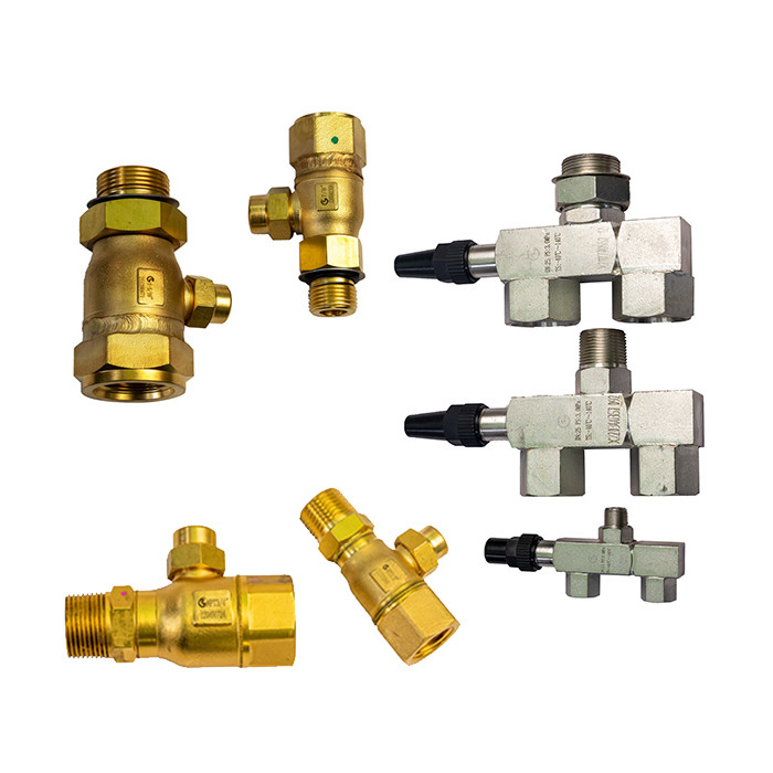 DN4-DN40 आसान स्थापना 0.3~5.0MPa CFC HCFC HFC के लिए शीतलक सुरक्षा वाल्व सीट